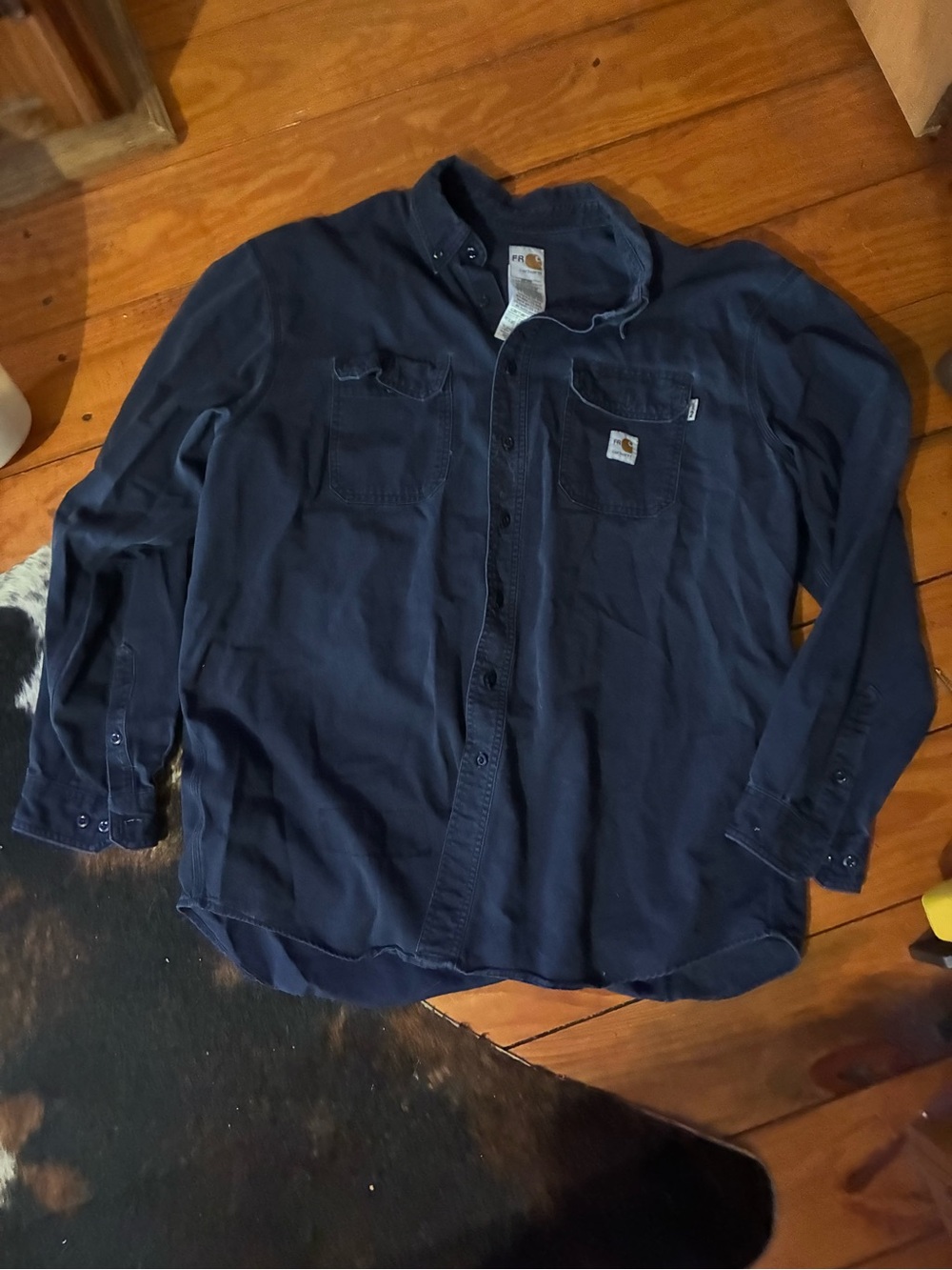 Carhartt Men’s Navy Work Shirt Jacket